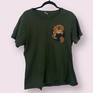 Pekingese Dog Puppy Animal Hipster Artsy Boho Funny Cartoon Hip Tee T Shirt Top